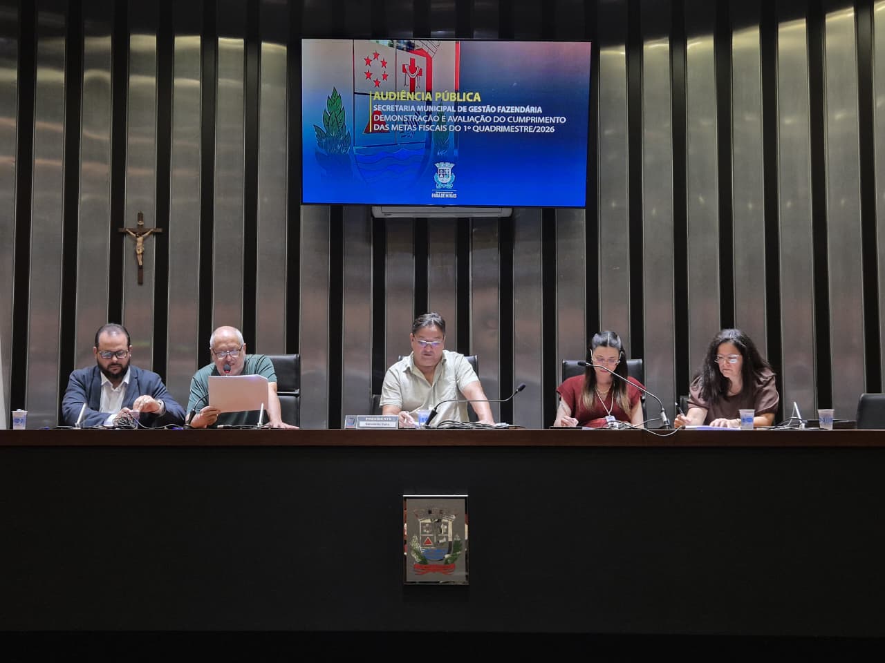 Audiência pública apresenta cumprimento das metas fiscais do primeiro quadrimestre de 2026
